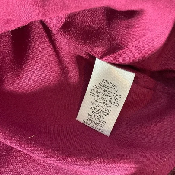 Altar’d State Burgundy Floral Embroidered Mini Multi-Color Back Zipper Size XS. - Picture 12 of 14